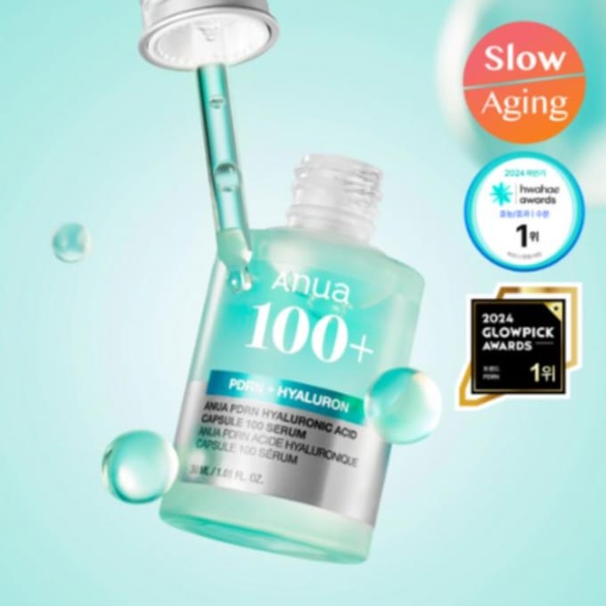 Anua PDRN Hyaluronzuur Capsule 100 Serum 30ml blue