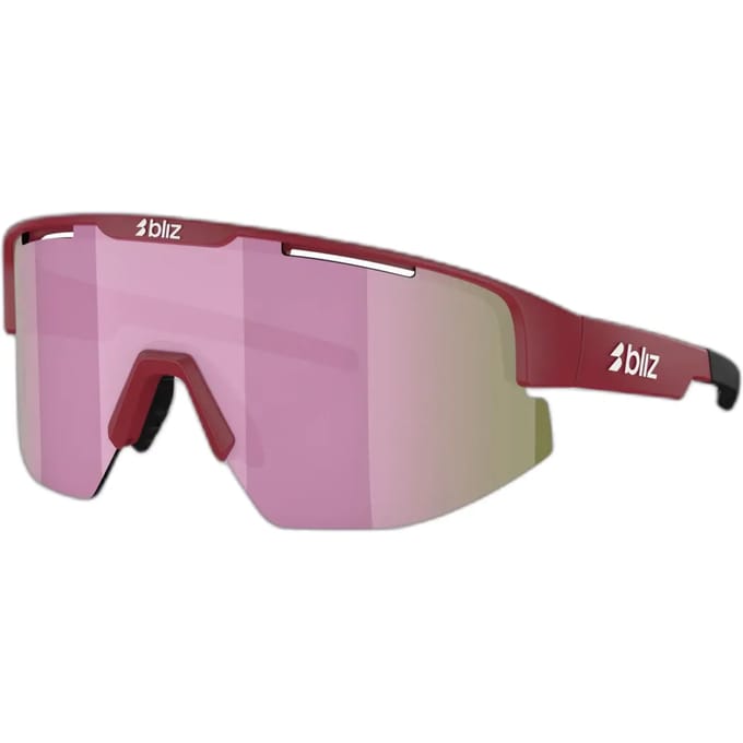BLIZ Active Eyewear Matrix Small Matt Burgundy Zonnebril rood