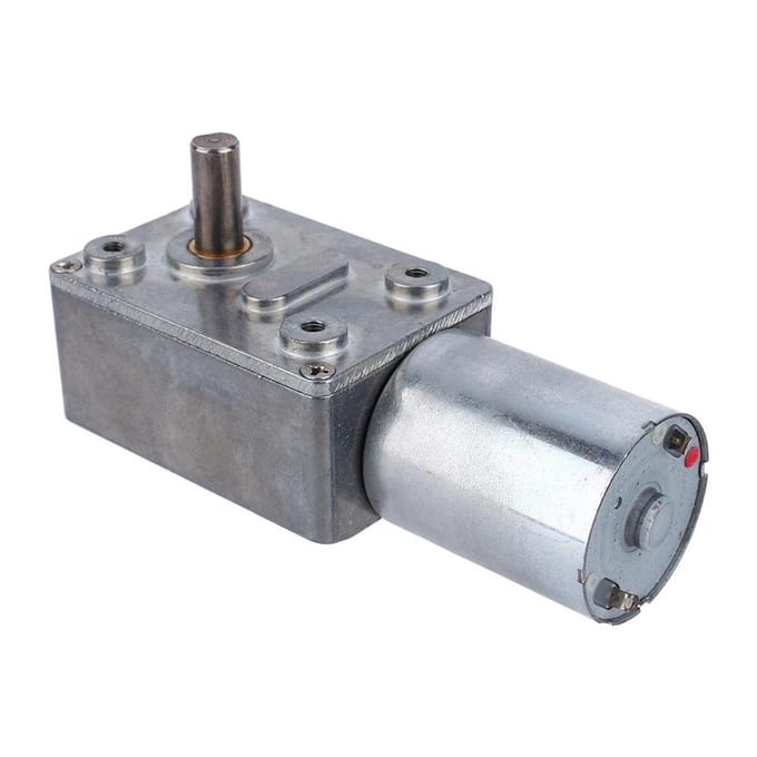 Allecto - Worm Gear Motor - 10Rpm - Reversible - Metaal - Voor