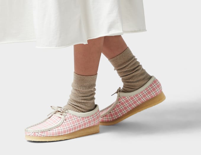 Clarks Originals Wallabee Women's, roze