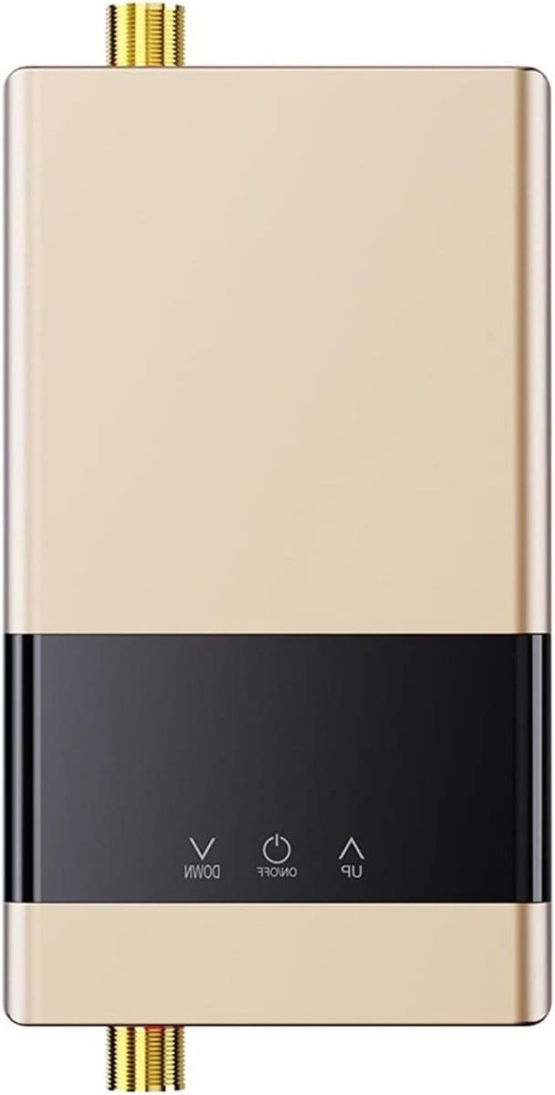 Doorstroomverwarmer Elektrisch - Compacte Boiler - Direct Warm Water - LCD Temperatuurdisplay - 4000W - Goud