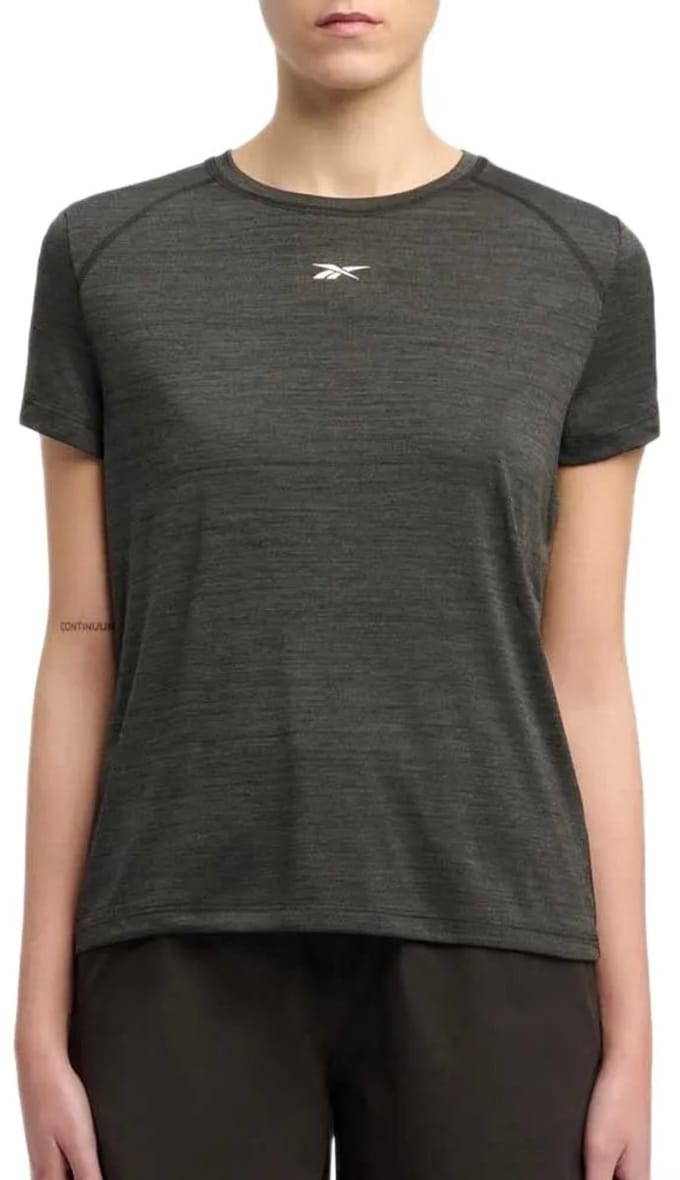 Reebok T-shirt Met Korte Mouwen Grijs M / Regular Vrouw