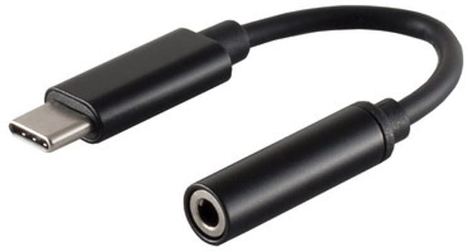 USB C Audio Adapter, digital, schwarz