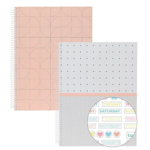 Unique by ancor - notitieboek a5, blanco, assorti