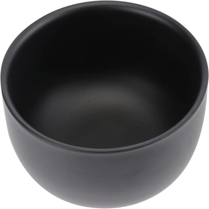 Scheerkom - Zeepbakje Scheer - Mannen Scheren - Dubbele Laag - 7 x 7 x 5 cm - Zwart