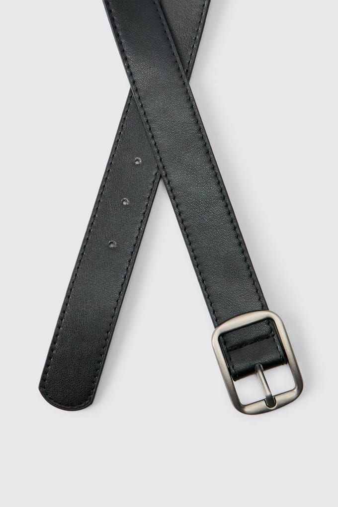 PU Basic Belt | Black | Size Large/XL
