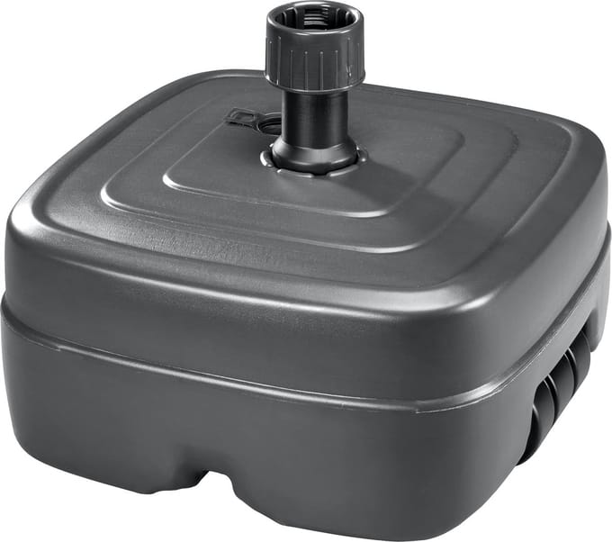Parasolvoet PE Paraplubak 45 liter 856-15 Antraciet Kunstbodem 2 kg Parasolvoet