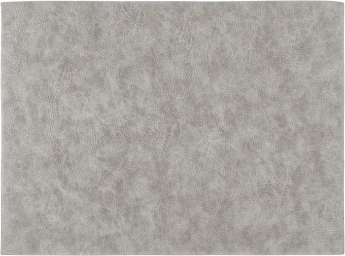 Placemat TROJA - SET/6 - kunstleer - 33x45 cm, zilver