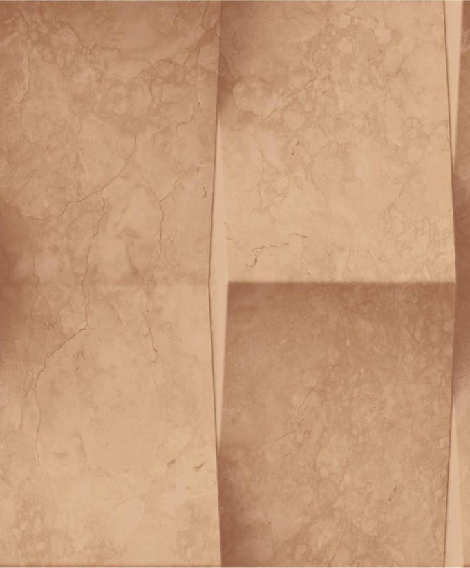 Dutch Wallcoverings schuimvinyl steen - bruin