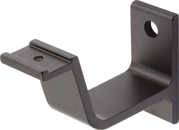 hermeta Handlaufträger 3551 Alu.schwarz elox.ger.Auflage - 3551-18E