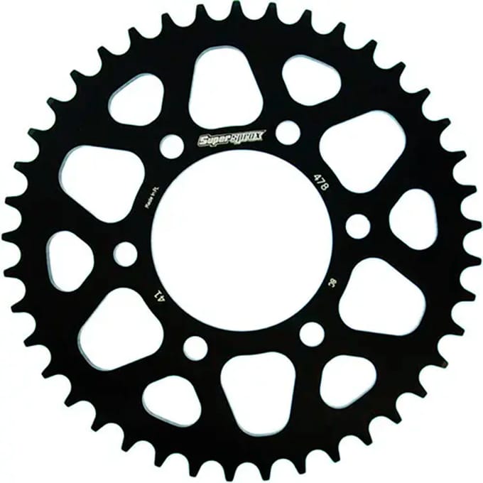Aluminium motorfiets tandwieltje Supersprox RAL-478:41