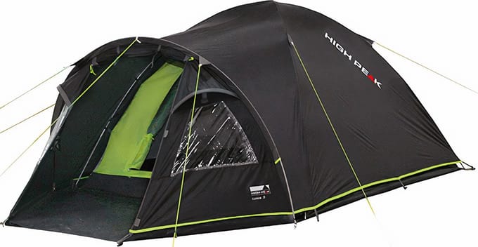 High Peak Talos 4 Koepeltent - 4-Persoons - Donkergrijs