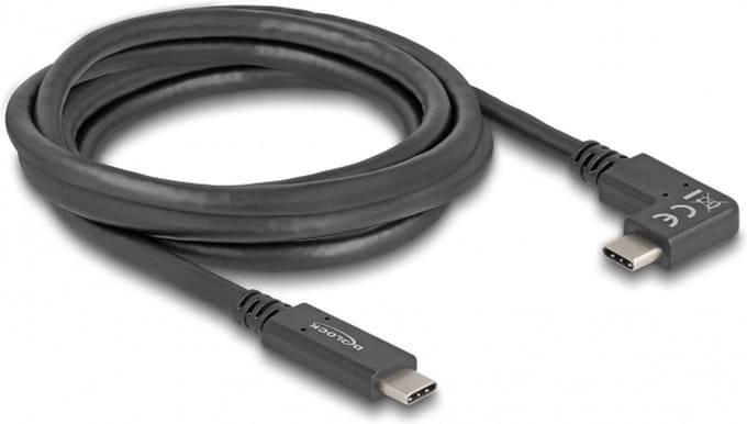USB 5 Gbps Kabel Type-C Stecker zu gewinkelt links rechts 2 - Cable - Digital