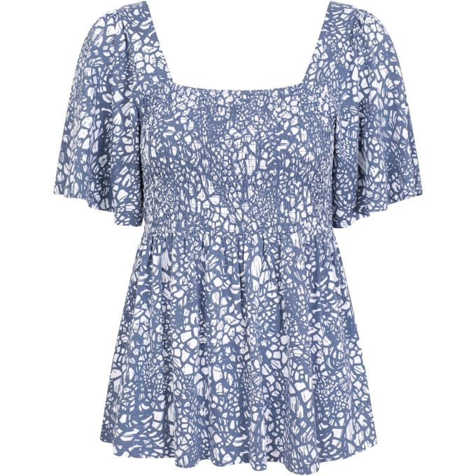 Mountain Warehouse Dames/Dames Hydra Shirred Top (Donkerblauw)