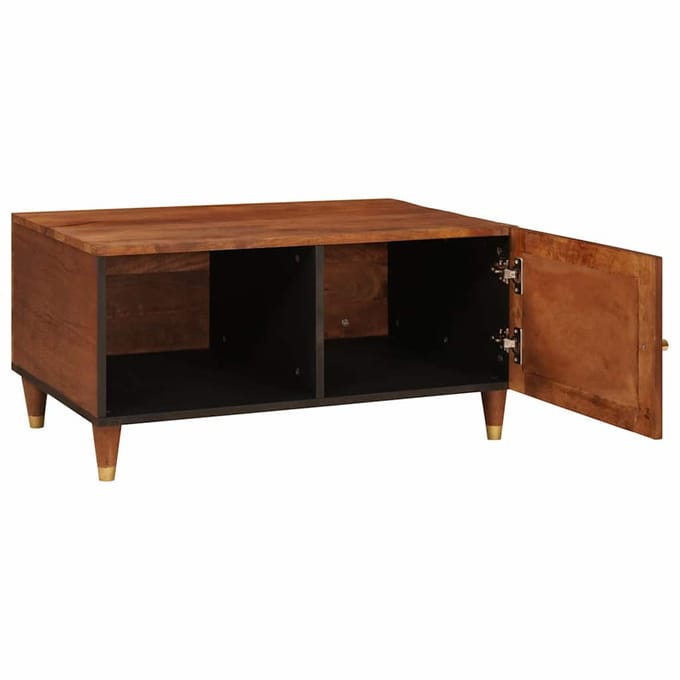 vidaXL - Salontafel - 80 - x - 50 - x - 40 - cm - Massief - Mango - Hout