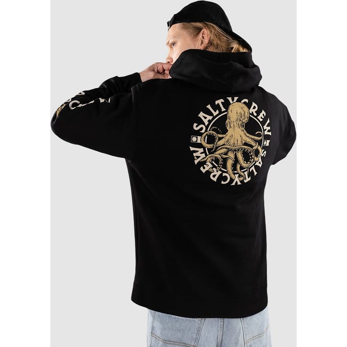 Salty Crew Tentacles Fleece Trui zwart