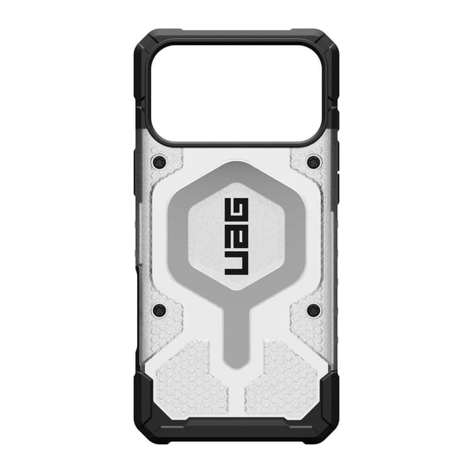 UAG Pathfinder Backcover geschikt voor MagSafe geschikt voor iPhone 17 Pro Max - Ice / Silver