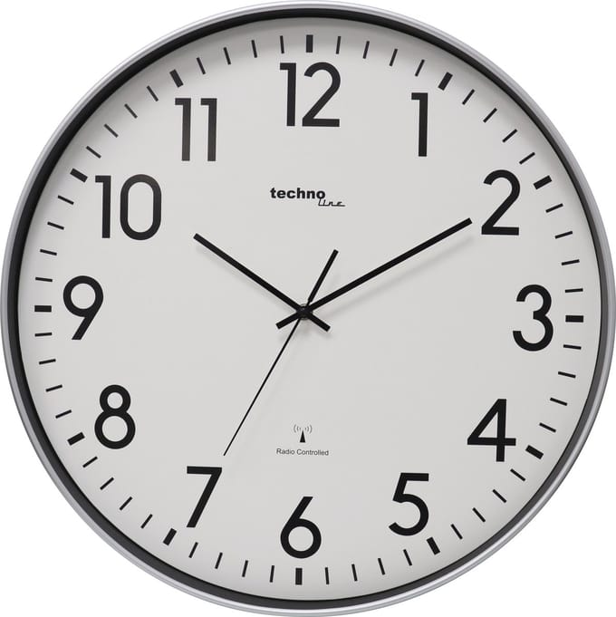 Wandklok Technoline WT 8998 50 cm zilver