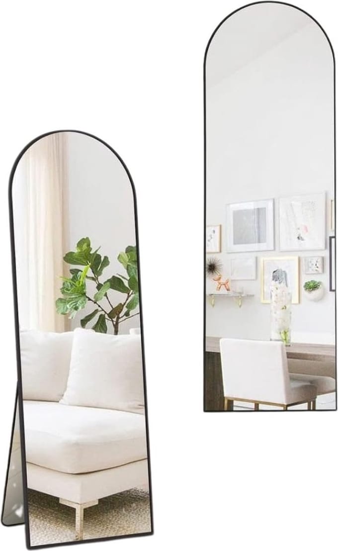 VELTRR® Passpiegel Staand - Slaapkamer Spiegel - Wandspiegel