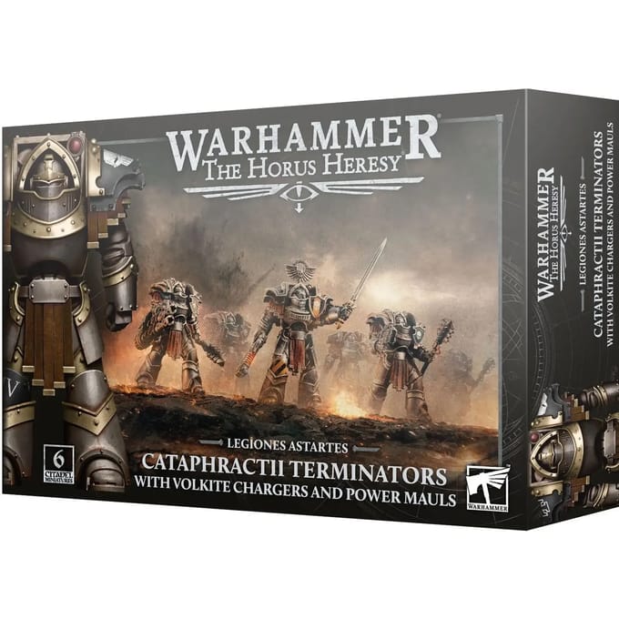 Beeldjes Games Workshop Warhammer 30k - Legiones Astartes : Cataphractii Terminators Power Mauls
