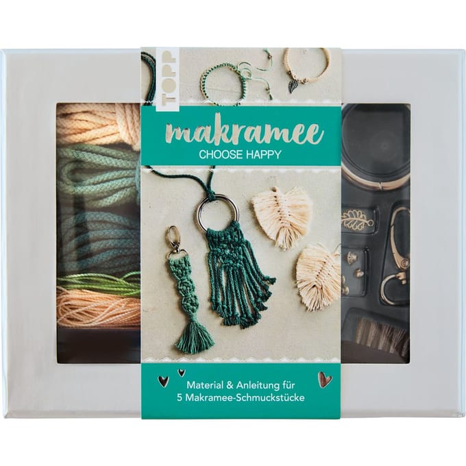 Macramé-Sieraden set "Choose Happy"
