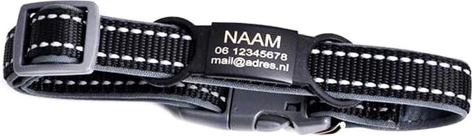Hondenpenning - ID penning - All-Black - Groot - Inclusief Graveren