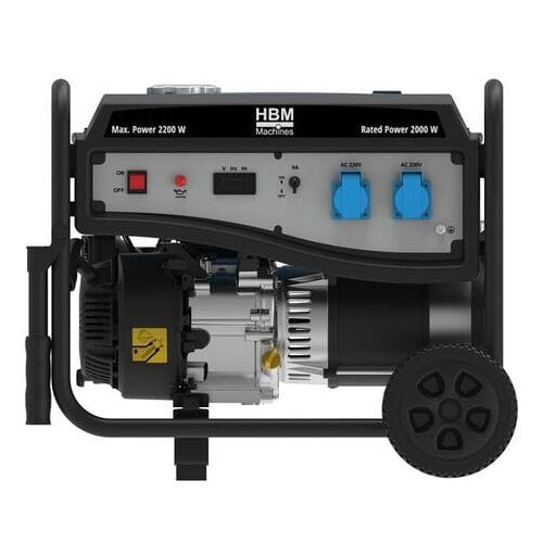 HBM aggregaat, generator 196 cc met benzinemotor 230V 2200W