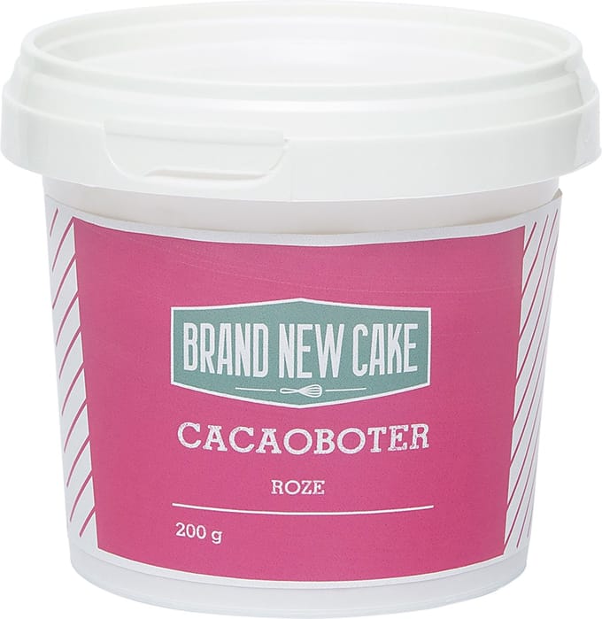 BrandNewCake Cacaoboter gekleurd Roze 200g