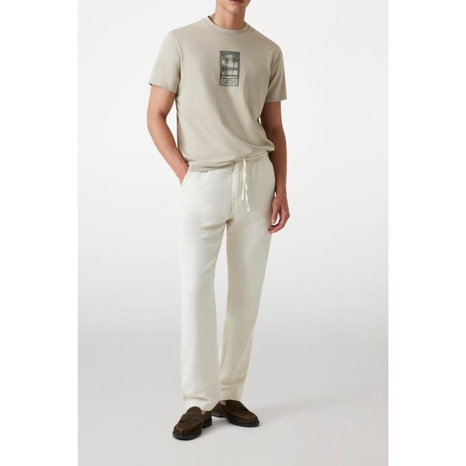 GUESS Ss Bsc Paradise Post Pasadena Stone Multi Taglia: S | Magliette basic Outlet | Uomo