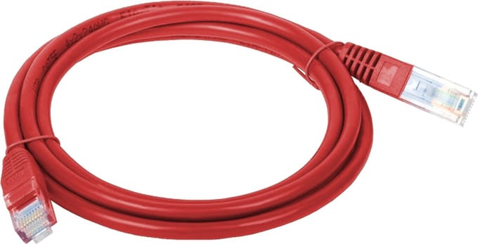A-LAN Technologie ALANTEC patch cable - 1 m - red - Rood - 1m