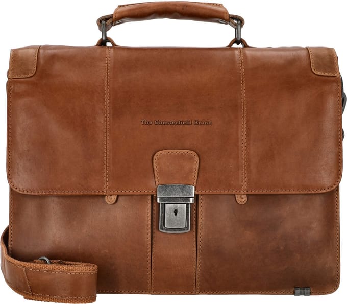 The Chesterfield Brand Stuttgart - Aktetas 14 38 cm (cognac)