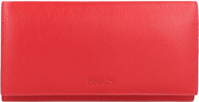 Bric's Marmolada Portemonnee RFID Leer 19 cm - Dames - Horizontaal - rosso