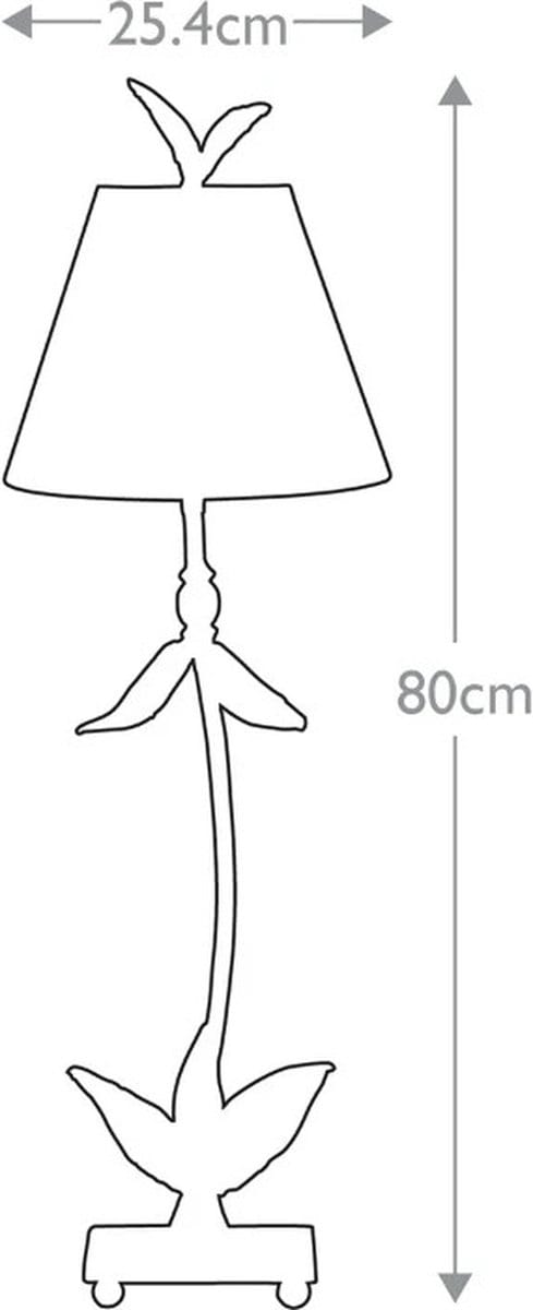 Flambeau LED Tafellamp Red Bell | 1X E27 Max 60W | Gold Leaf