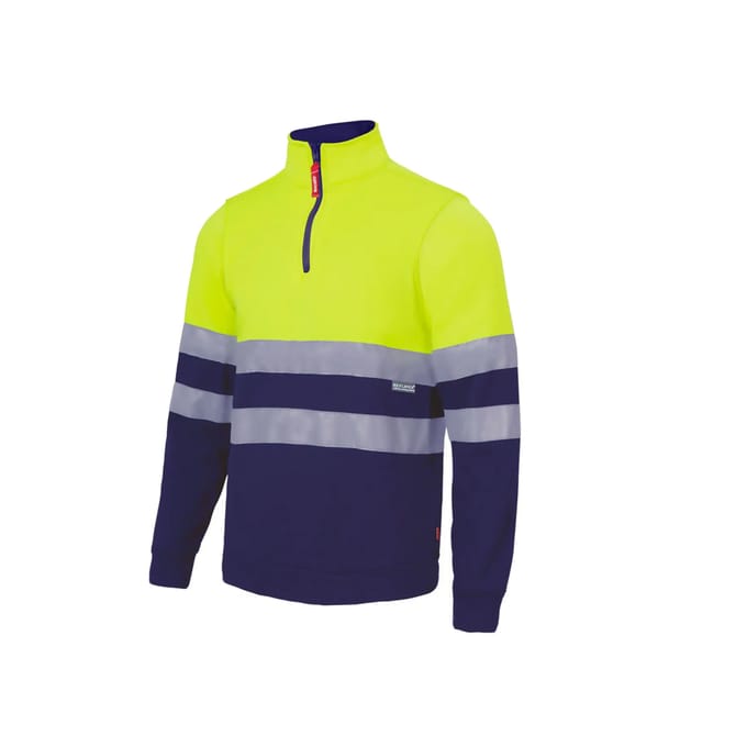 Hoodie met rits hoge zichtbaarheid Velilla