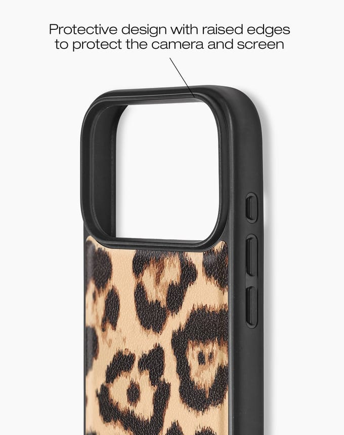 iDeal of Sweden iPhone 17 Pro Max Vegan leather case timeless leo