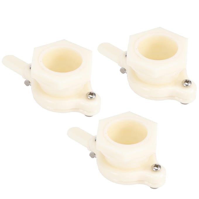 3Set Honingkraan Schuifafsluiter Gereedschap Honingextractor Accessoire Imkerij Uitrusting Levering white