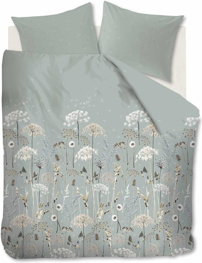 Ariadne at Home Wind dekbedovertrek - Tweepersoons - 200x200/220 - Groen