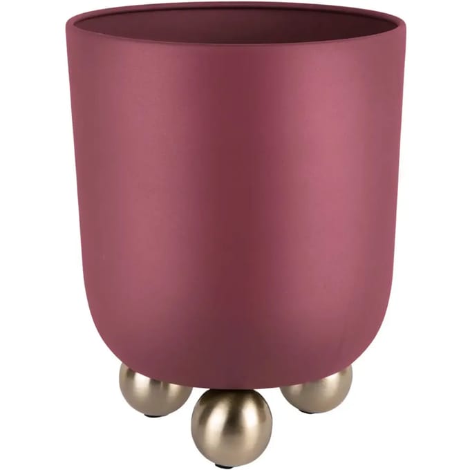 Present Time Bloempot Estilo Medium - Rood - 23x23x28cm - Modern