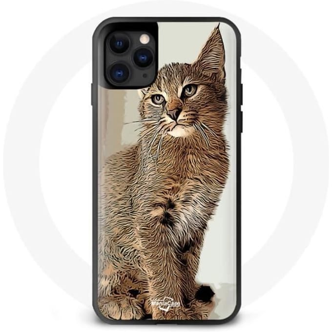 Coque Iphone 12 Mini Siamois Chat Café