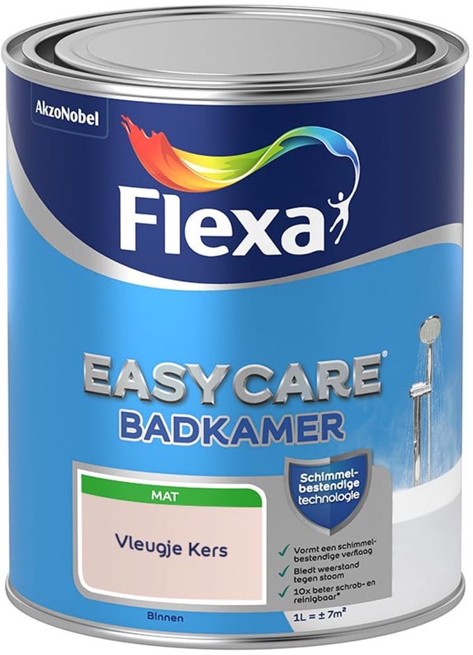 Flexa - Easycare Badkamer - Vleugje Kers - Mengverf - 1 L
