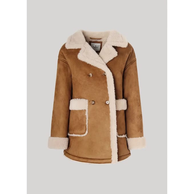 Pepe Jeans Rose Jas Bruin M Vrouw