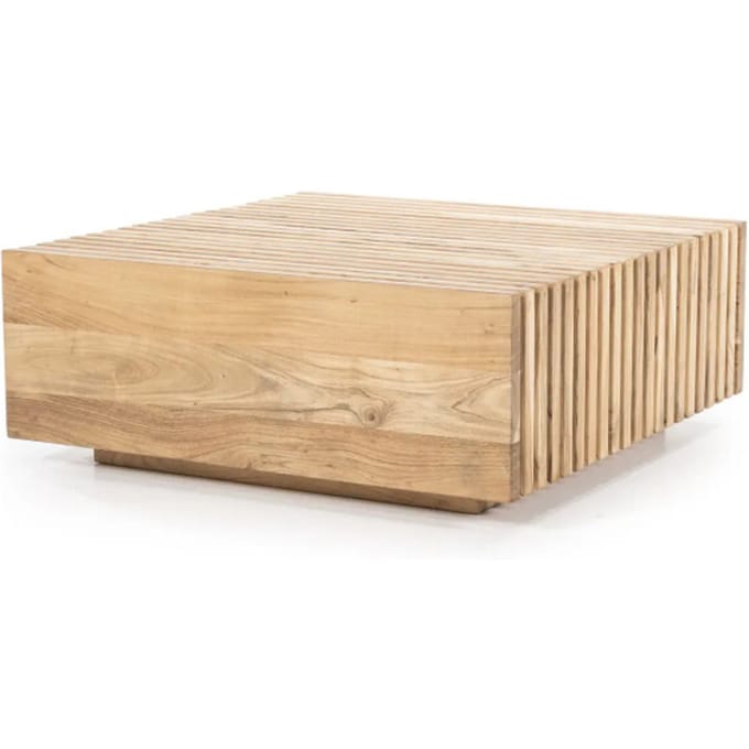Bijzet tafel Tom - 50x50x45 cm - naturel