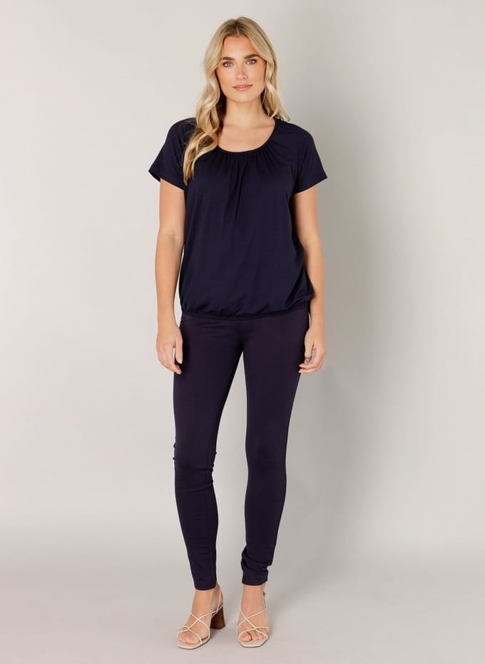 BASE LEVEL Yona Jersey Shirt - Dark Blue - maat 48