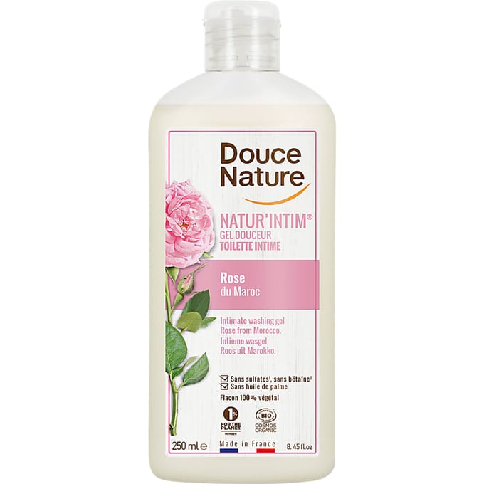 Douce Nature Natur intim intieme wasgel rose bio 250 Milliliter
