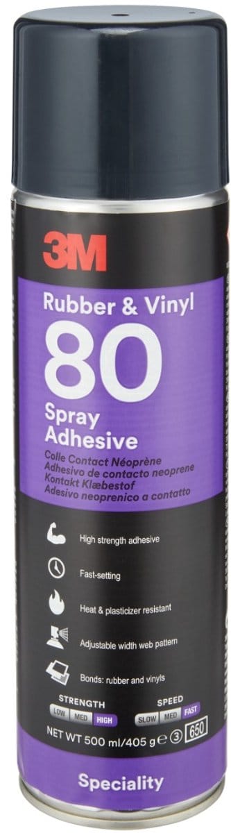 3M 80 Rubber & Vinyl Lijmspray 500ml