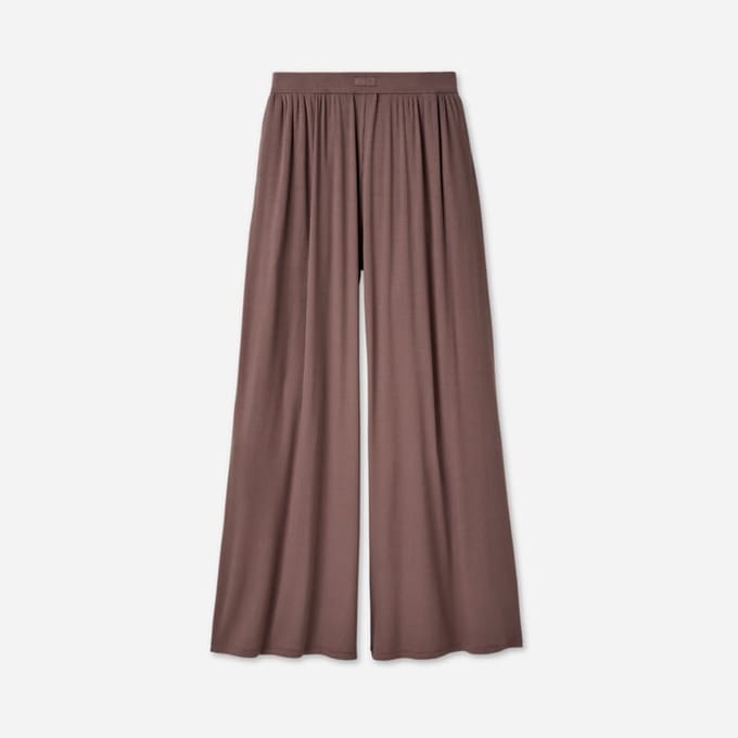 UGG® Imogen Wide Leg Trouser Rib in Allspice, Size 2X, Ecovero