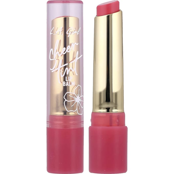 L.A. Girl, Sheer Tint Lip Balm, Glc603 Sheer Rose, 2G(0.07Oz) beige
