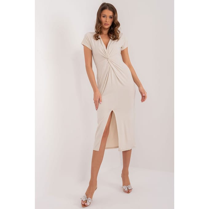 Soft Appeal Dress - Beige / One Size