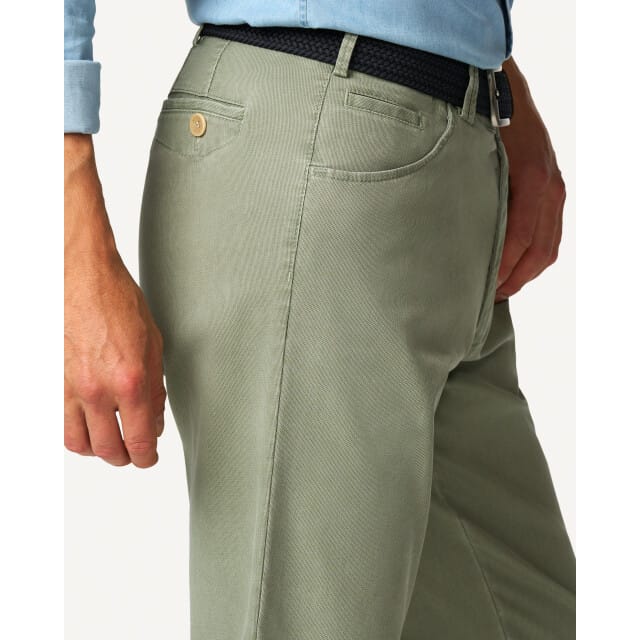 Meyer Broek Dublin Active Flex Super Microstructure 2-Way Stretch Sage Green / male