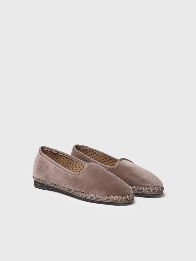 Dames Mary Janes van fluweel | CINTIA
